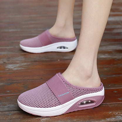 👡🛒【Nowy produkt w obniżonej cenie】【35-43】Buty z poduszką powietrzną z siateczki Hollow 2026 o wysokiej elastyczności bez męczącego chodzenia