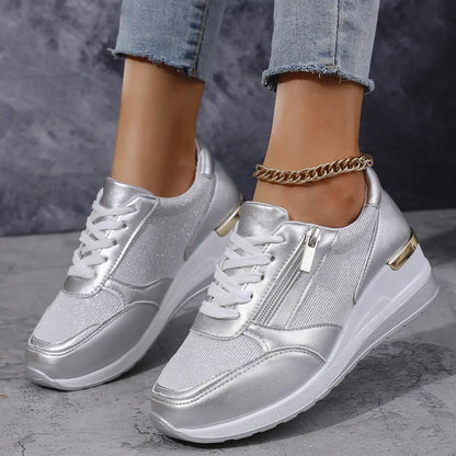 🔥 Ostatni dzień z 50% zniżki! Eleganckie i wygodne damskie buty ortopedyczne z bocznym zamkiem i grubą podeszwą