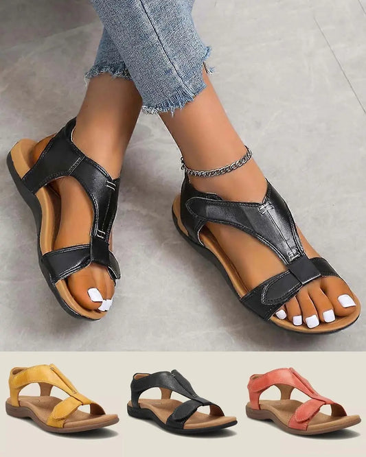 👡 Dámske sandále L–4XL – zapínanie na suchý zips, pohodlné, veľké veľkosti, platba na dobierku a doprava zdarma