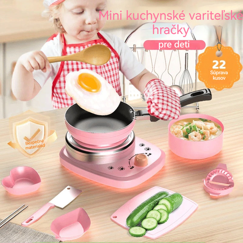 🎁🍳【50% ZĽAVA】Nová detská mini kuchynka – Otvorte svet kulinárskej fantázie