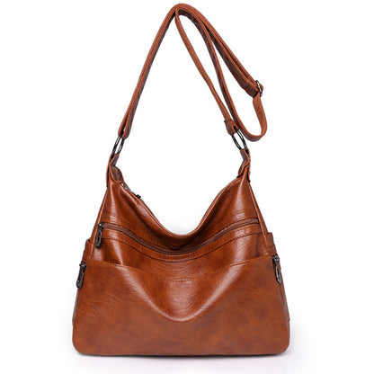 👜【Oferta ograniczona czasowo】Nowa modna torebka na ramię 2026 z miękkiej skóry, pojemna, odporna na zużycie, z prawdziwej skóry