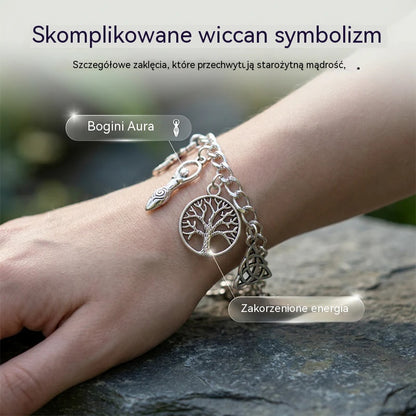 🔥【Kup 1, a 1 dostaniesz gratis!】2 za 99z Bransoletka z zawieszkami w stylu vintage o mistycznym charakterze dla kobiet – biżuteria w stylu niebiańskim, gotyckim i boho 🔮✨