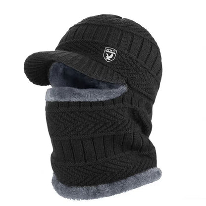 🎉Hotový prodej🎉: Jednodílná vlněná čepice, větruodolná a teplá, ideální pro outdoorové aktivity