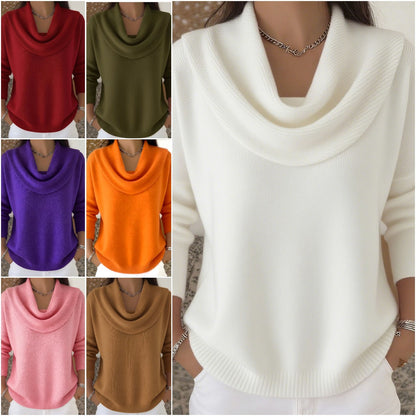 🔥【S–3XL】Nowy jednokolorowy sweter na jesień/zimę 2025 · Miękki i ciepły · -50% + szybka dostawa