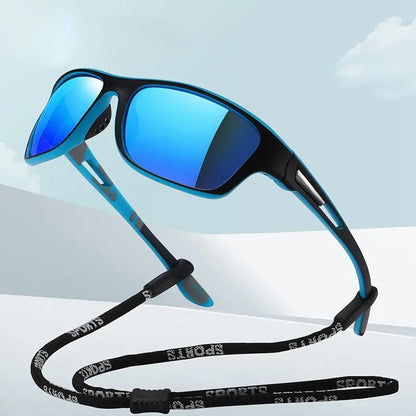 🚵‍♂️Kup jeden, drugi odbierz za pół ceny😎 ⚡ Męskie sportowe okulary przeciwsłoneczne, polaryzacyjne, z prawdziwą lustrzaną soczewką, nowoczesne i odporne na kurz, idealne do jazdy na rowerze na świeżym powietrzu