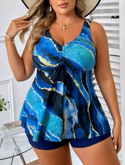 🏖️👙【S-5XL】Stylowy kostium kąpielowy z nadrukiem Duży wybór rozmiarów  Modny wzór