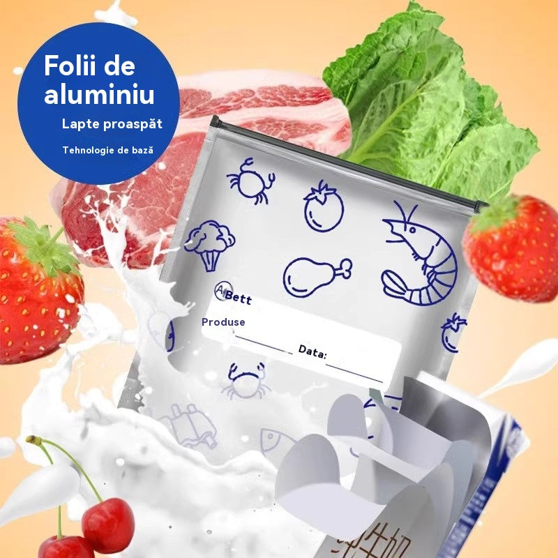 🔥🔥【Ofertă specială】🎁60 de pungi antibacteriene din folie de aluminiu – ușor de utilizat, ideale pentru păstrarea prospețimii 🥗✨【Stoc limitat】