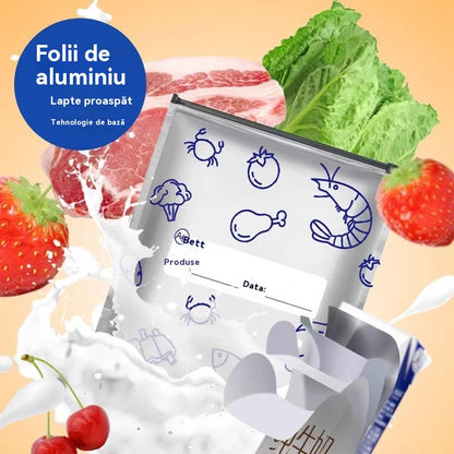 🔥🔥【Ofertă specială】🎁60 de pungi antibacteriene din folie de aluminiu – ușor de utilizat, ideale pentru păstrarea prospețimii 🥗✨【Stoc limitat】
