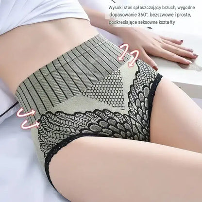 🔥50% zniżki tylko dziś🔥🔥【7 sztuk】【40-85 kg】Damskie majtki modelujące z wysokim stanem, wyszczuplające brzuch