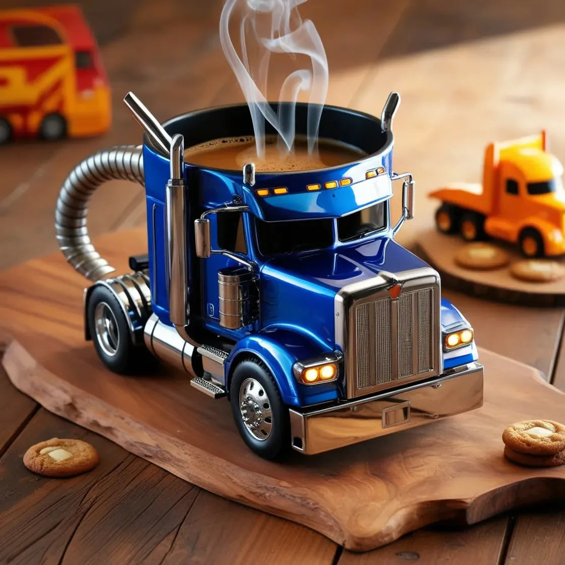 🚛☕【Wyprzedaż】Ręcznie robiony kubek do kawy w kształcie ciężarówki