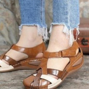 ✨🩰【Oferta de cambio de temporada】【35-43】Sandalias romanas cómodas de piel suave para mujer