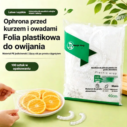 ⏳50% zniżki🔥【300 sztuk】Im więcej kupisz, tym więcej zaoszczędzisz🎁Jednorazowe elastyczne pokrywki do żywności, odpowiednie do misek i talerzy