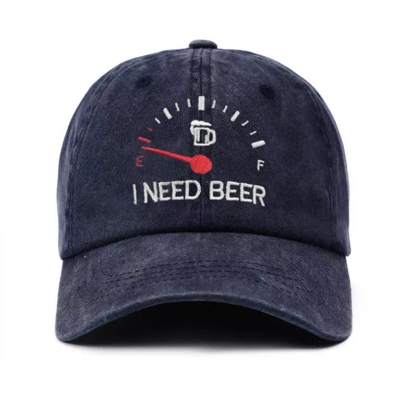 🔥 OSTATNI DZIEŃ - 50% ZNIŻKI – 🍺 POTRZEBUJĘ PIWA” – Unisex pamiątkowa czapka 🧢