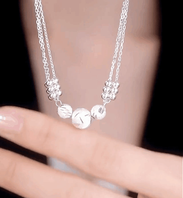 🔥【Compra uno, llévate otro gratis】🔥✨Collar ligero y lujoso + pulsera de cuentas de la suerte