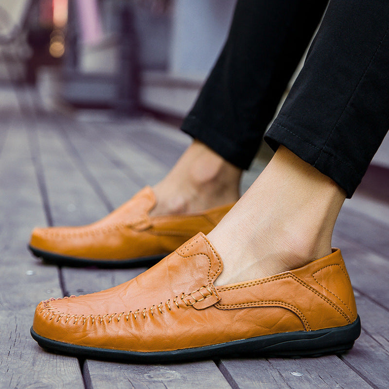 🔥👞【39-44】Nowoczesne buty casualowe ze skóry cielęcej dla mężczyzn ✅Płatność przy odbiorze