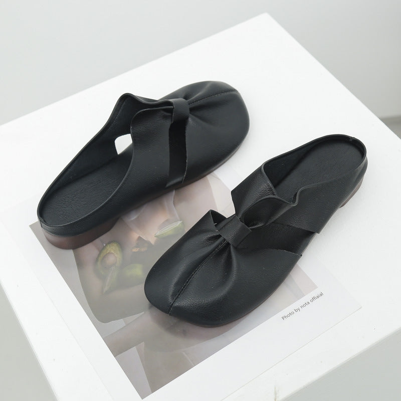 👡✨【Oferta specială】【Mărimi mari】Papuci de casă 2025 cu vârf închis și talpă moale – confort absolut pentru fiecare zi 【Stoc limitat】