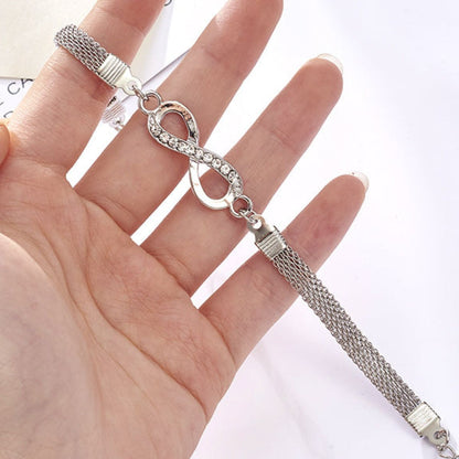 【🎁 KUPTE 1, DRUHÝ ZDARMA】✨ Stříbrný náramek 925 (dámský)