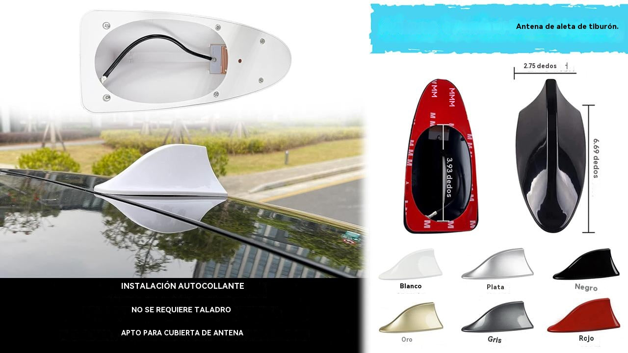 🚗🚗【1+1 GRATIS】🔥2026 Antena con aleta de tiburón – Señal fuerte y diseño para cualquier automóvil