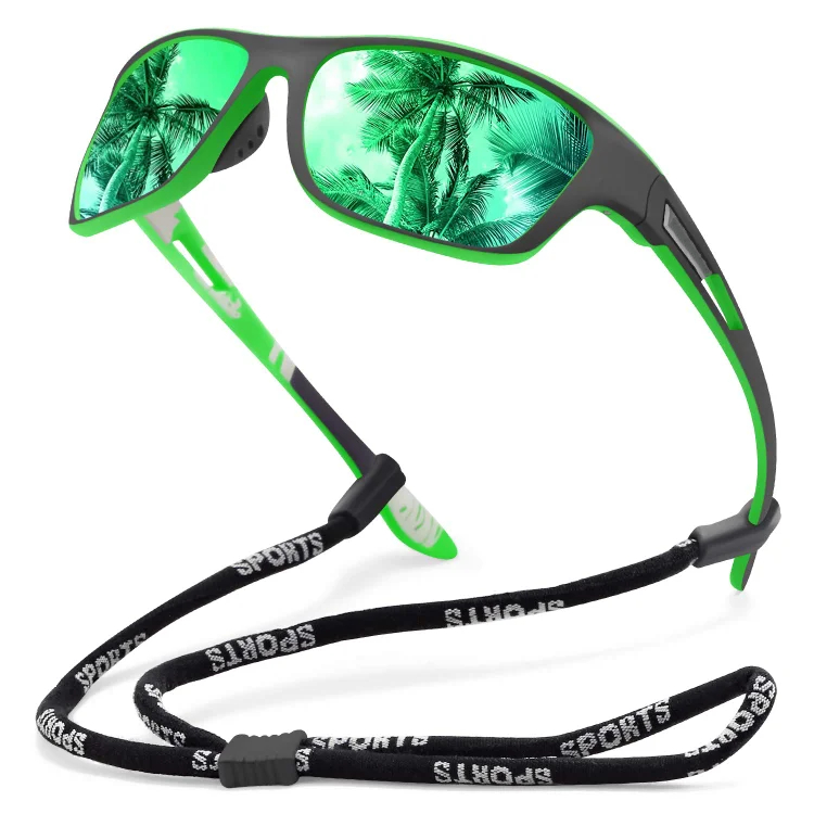 🚵‍♂️Kup jeden, drugi odbierz za pół ceny😎 ⚡ Męskie sportowe okulary przeciwsłoneczne, polaryzacyjne, z prawdziwą lustrzaną soczewką, nowoczesne i odporne na kurz, idealne do jazdy na rowerze na świeżym powietrzu