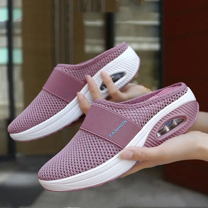 👡🛒【Nowy produkt w obniżonej cenie】【35-43】Buty z poduszką powietrzną z siateczki Hollow 2026 o wysokiej elastyczności bez męczącego chodzenia