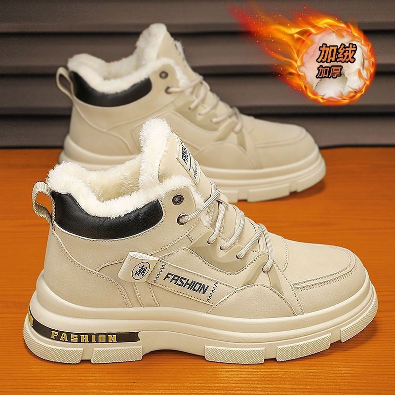 🔥👞【39-44】2026 nowe męskie zimowe, pogrubione, aksamitne, ciepłe buty Martin