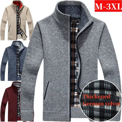 🔥【M-3XL】2026 Męski sweter w dużych rozmiarach z luźnym krojem i zamkiem