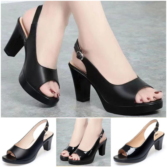 👡2025🎀 nové elegantné vysoké podpätky sandále s otvorenou špičkou