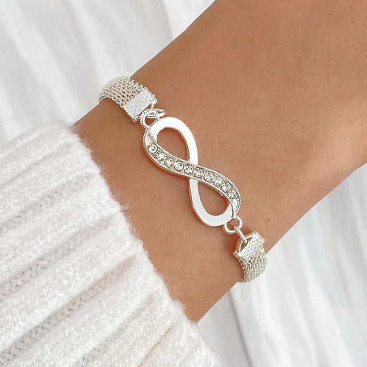 【🎁 KUPTE 1, DRUHÝ ZDARMA】✨ Stříbrný náramek 925 (dámský)