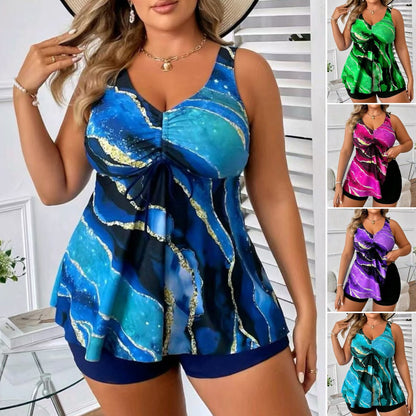 🏖️👙【S-5XL】Stylowy kostium kąpielowy z nadrukiem Duży wybór rozmiarów  Modny wzór