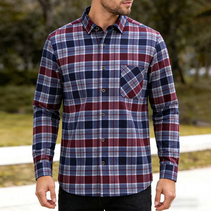 👔【L-5XL】Męska koszula welurowa na jesień i zimę – ciepła, miękka i uniwersalna