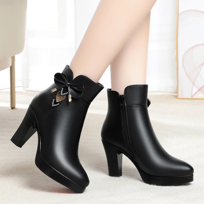 🔥【34-41】Nový model na trhu – módní a elegantní dámské boty z pravé kůže