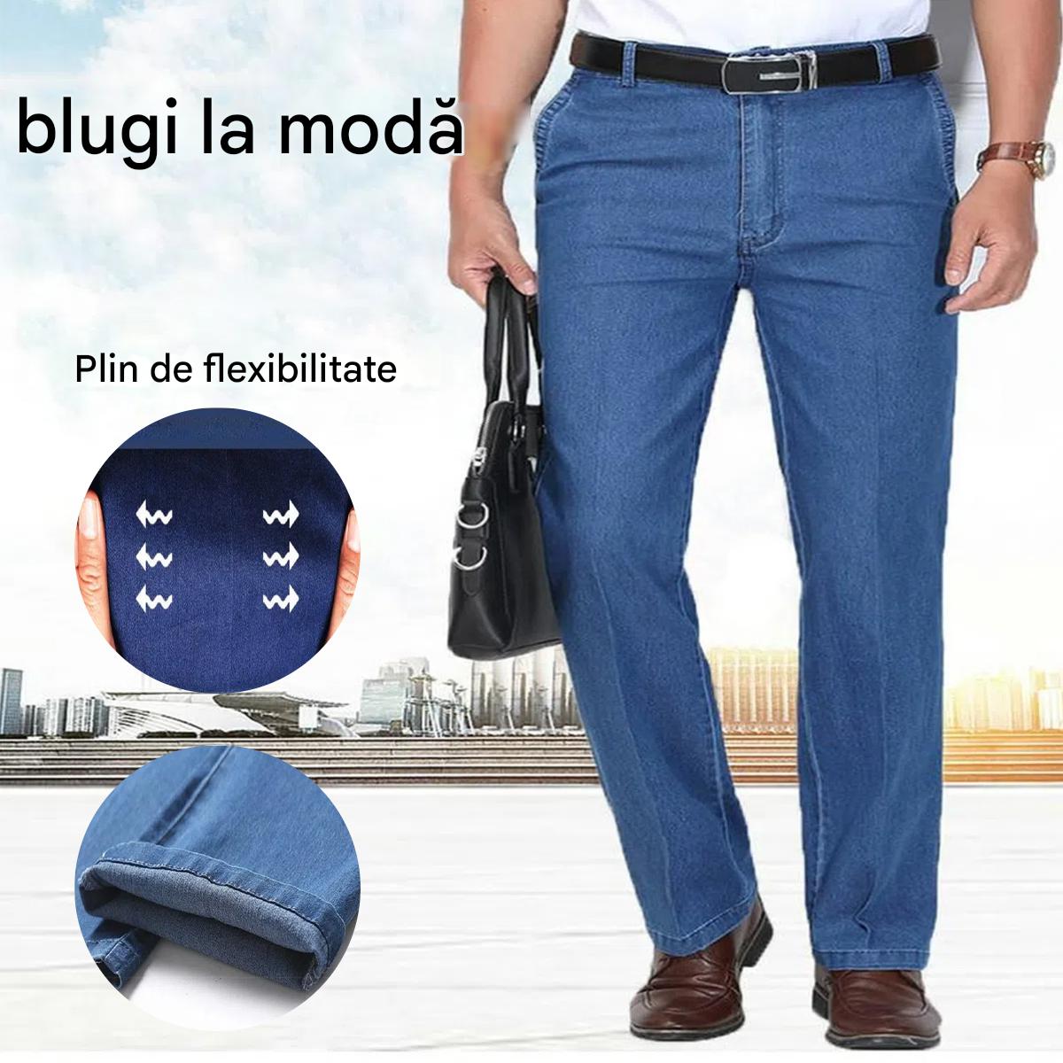 👖✨【Super Ofertă】🤩Blugi Elastici Bărbați 2025 🔝 Talie Înaltă & Mărimi Mari  Confortabili și Moderni