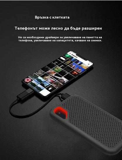 🔥【32TB】Мобилен твърд диск с голям капацитет – Висока скорост, Последен ден -50%