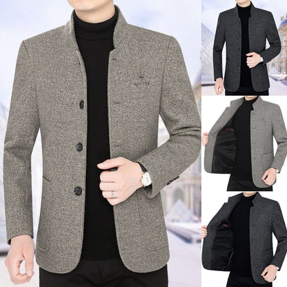 🔥【M–4XL】2025 új férfi bársony kabát hajtókával · Meleg, vastagított és stílusos · 50% kedvezmény + ingyenes szállítás