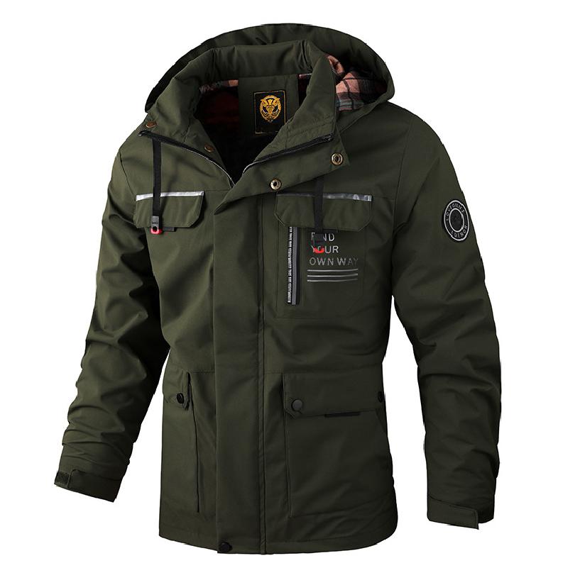🔥🔥【Gorąca wyprzedaż】【M-6XL】Nowa męska kurtka na jesień i zimę – Ciepła, wiatroodporna i wodoodporna【Polecane】