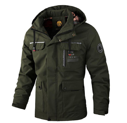 🔥🔥【Gorąca wyprzedaż】【M-6XL】Nowa męska kurtka na jesień i zimę – Ciepła, wiatroodporna i wodoodporna【Polecane】